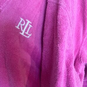 Ralph Lauren pink bath robe